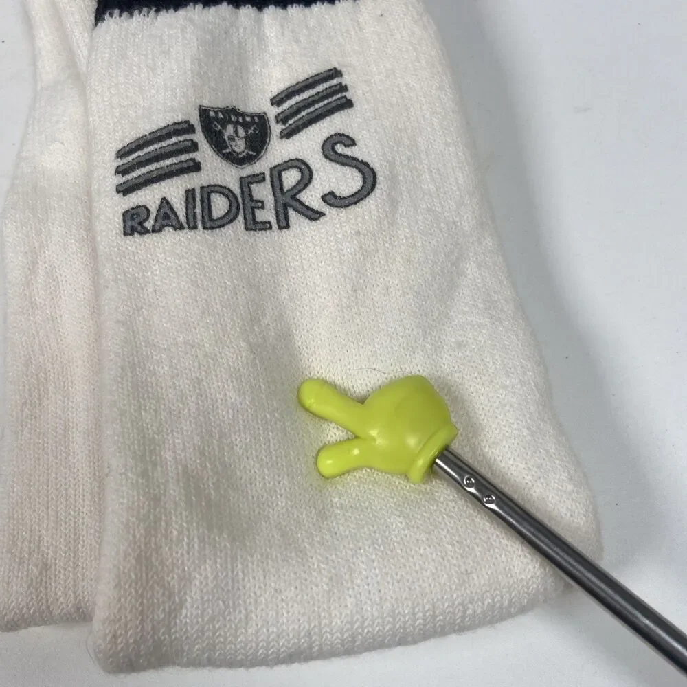 Vintage 1970’s NFL Oakland LA Raiders Tube Socks Men's 10-13 Over The Calf Socks